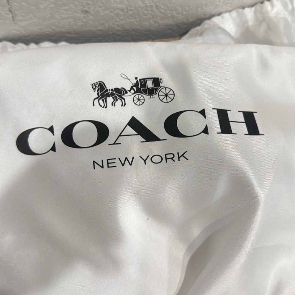 Coach Brown Leather Turn Lock Top Zip Tote - Picture 12 of 15